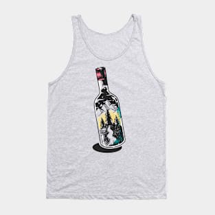 Landscape in a bottle. Tank Top